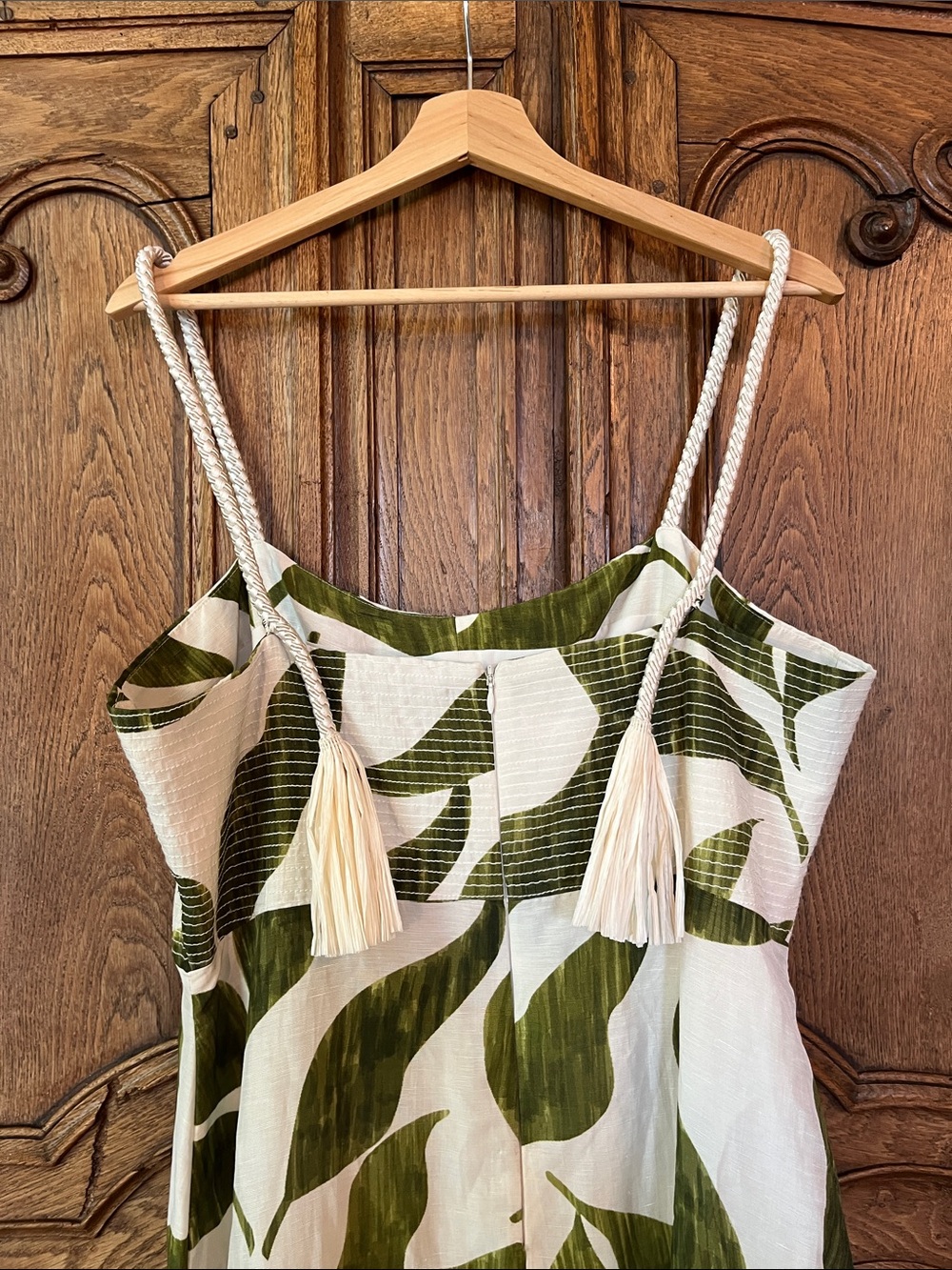 Antonio Melani M.G. Style Finley Linen Blend Sweetheart Neck Maxi Dress NWT - Picture 8 of 10